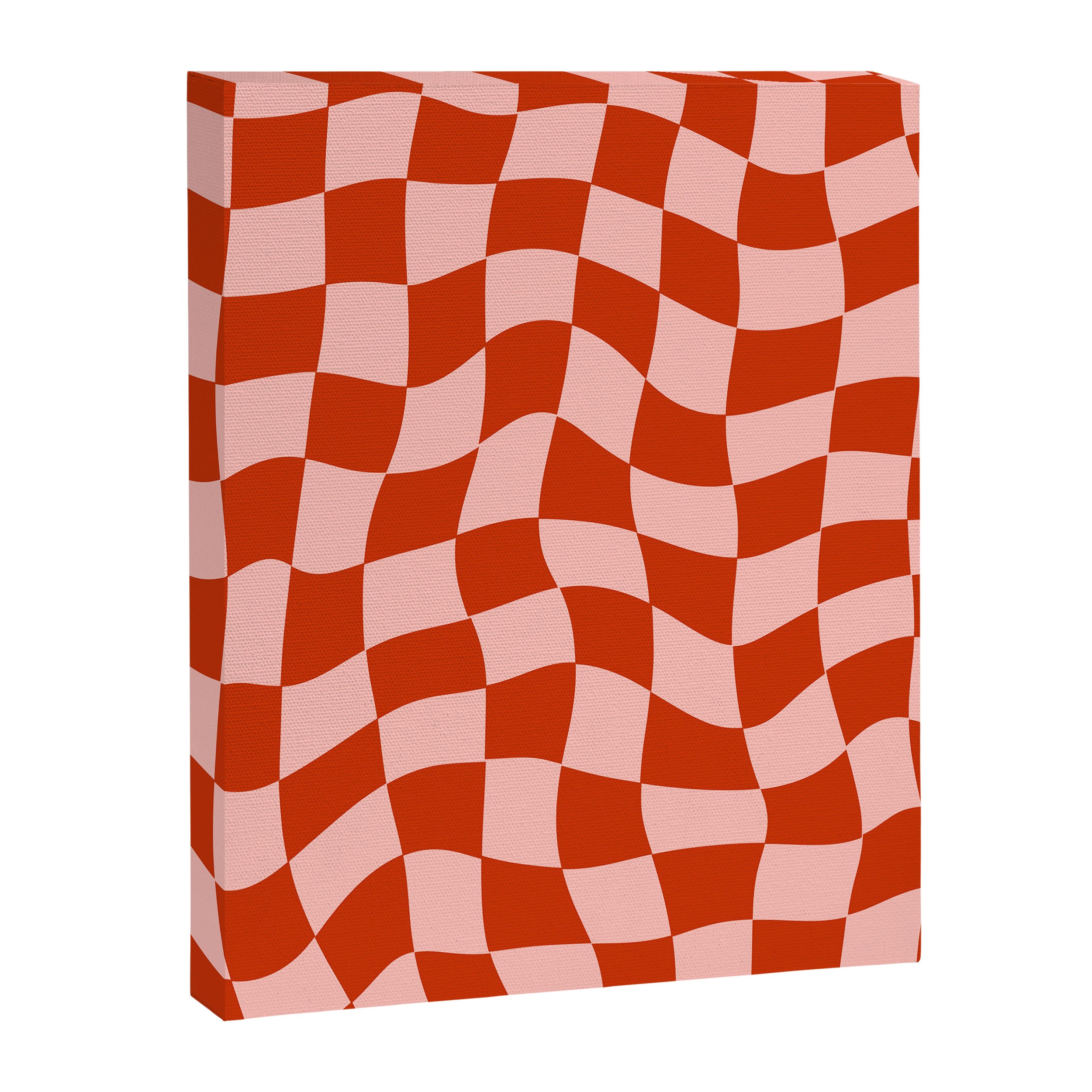Play Checkers Blush Canvas Print Gallery Image 6