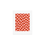 Play Checkers Blush Art Print Gallery Image 1