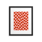 Play Checkers Blush Framed Art Print Gallery Image 4