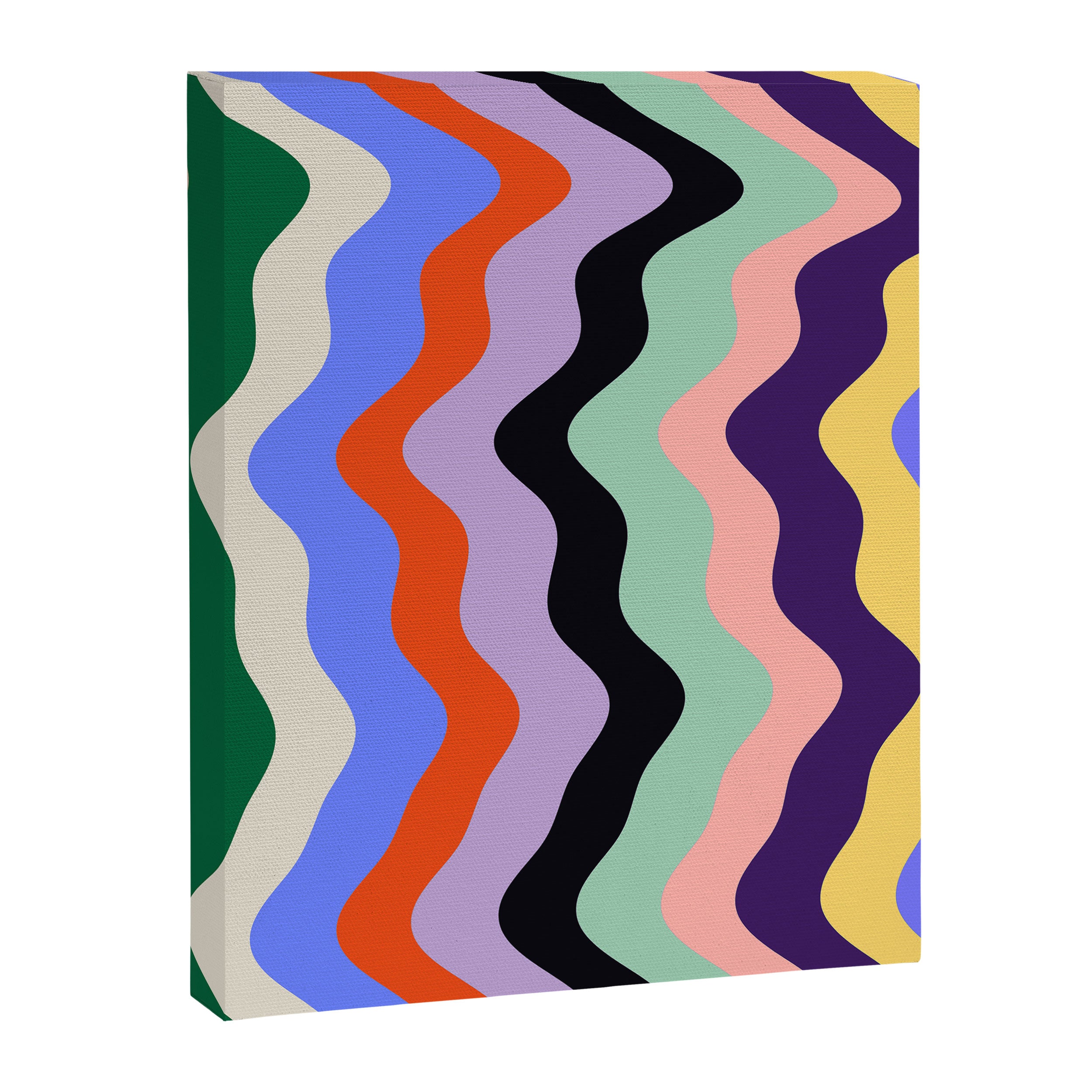 Waves Stripe - Multi Canvas Print Gallery Image 6