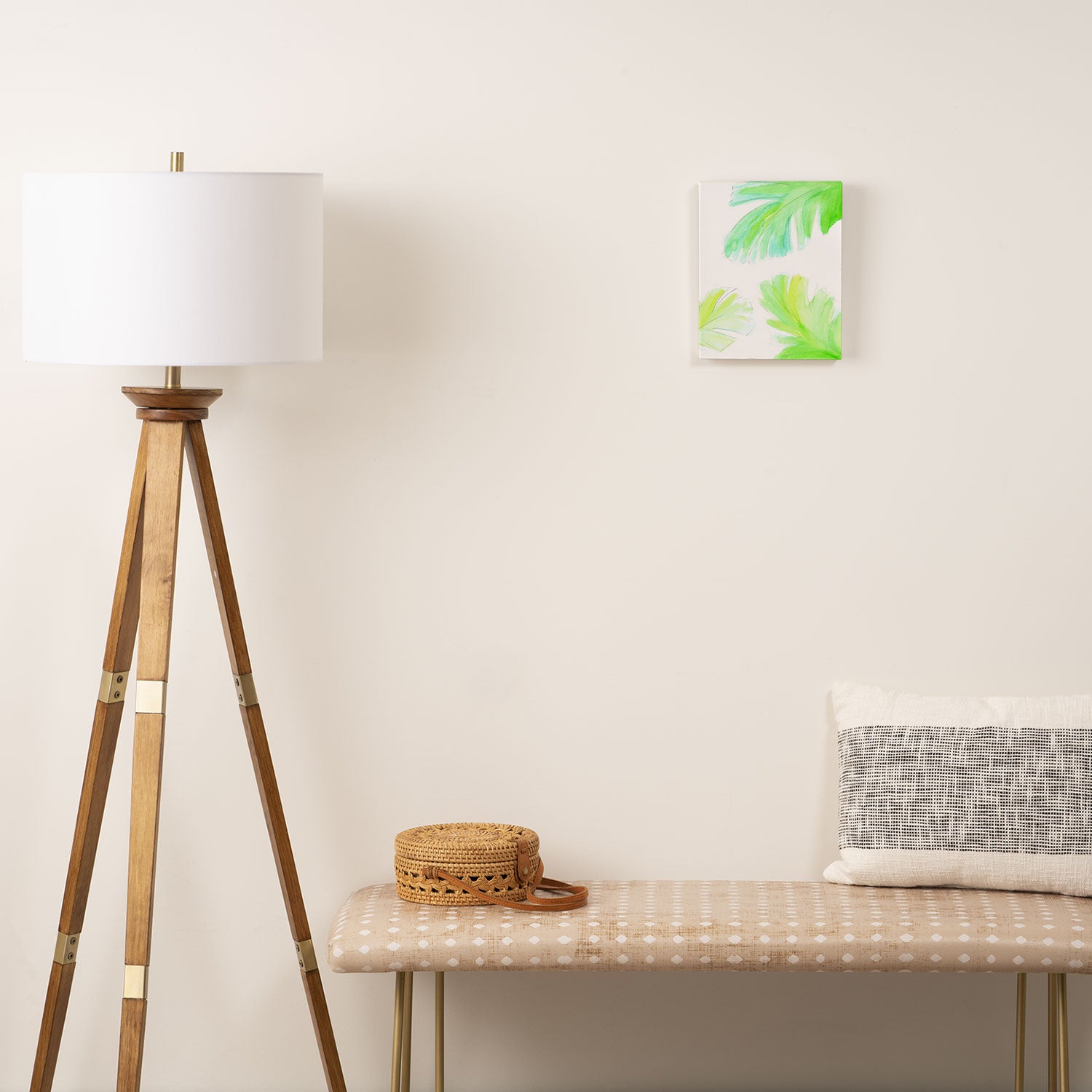 Banana Leaf Canvas Print Gallery Image 2
