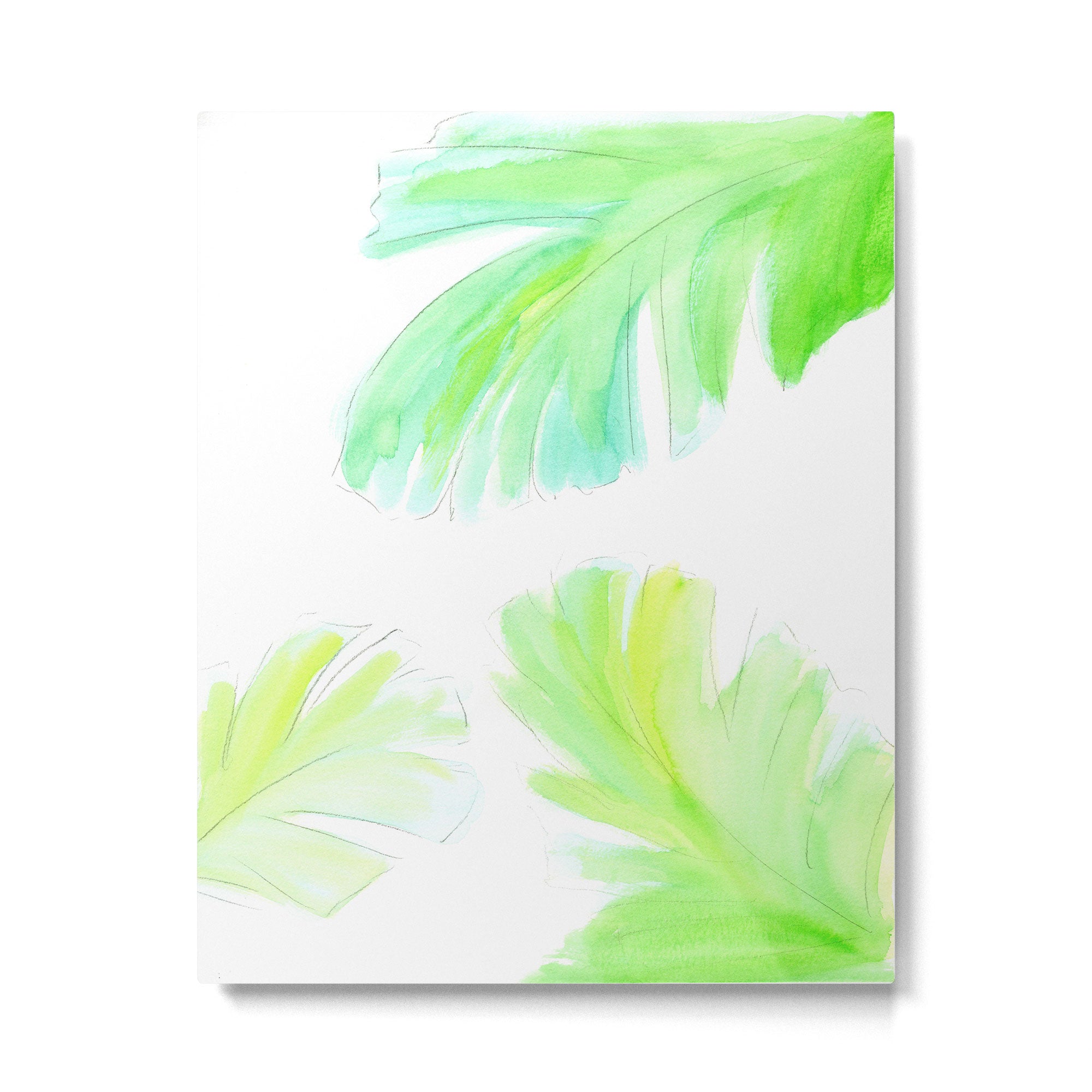 Banana Leaf Metal Print Gallery Image 6