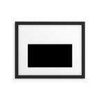 Color Block-Black and White Framed Art Print Gallery Image 6
