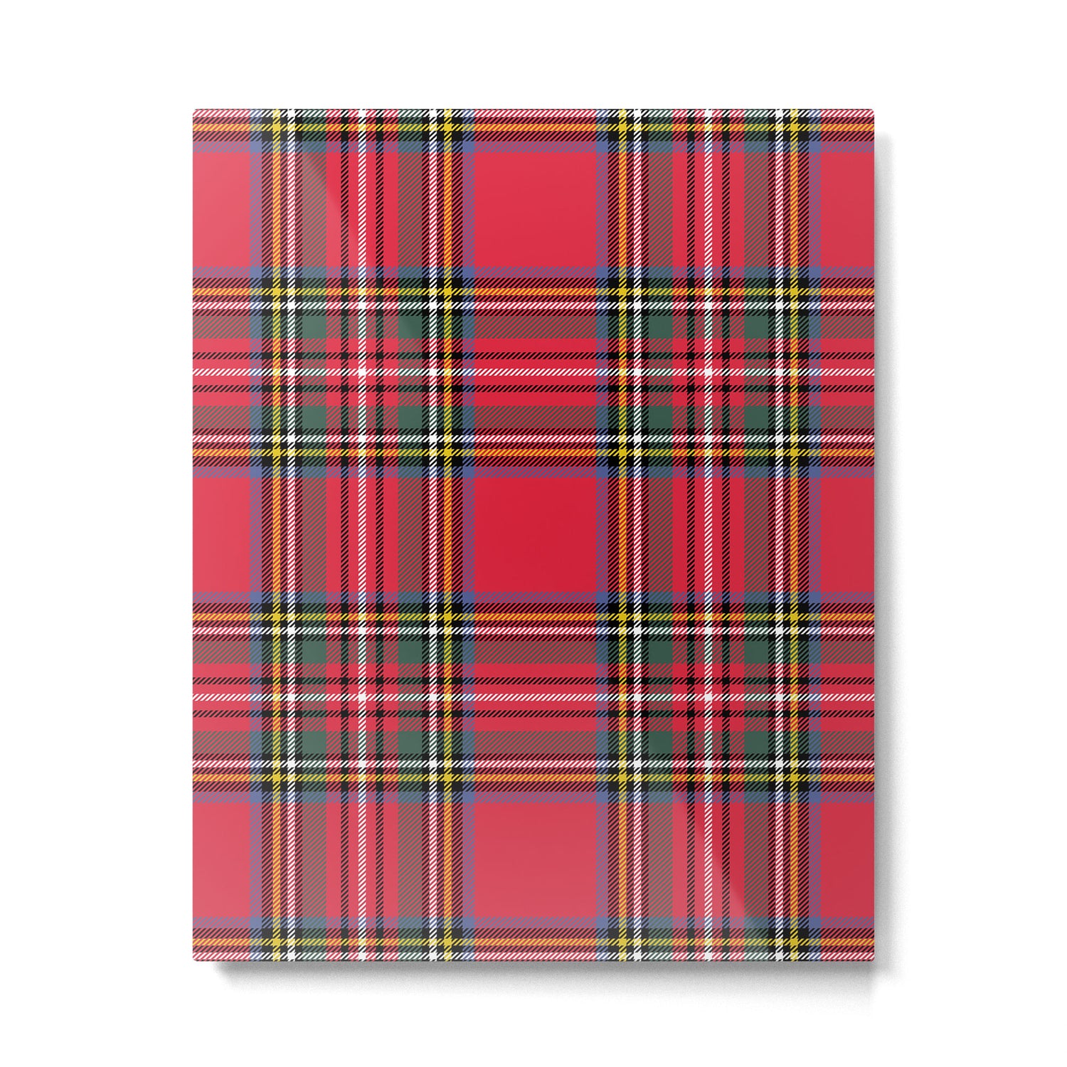 Red Tartan Metal Print Gallery Image 6