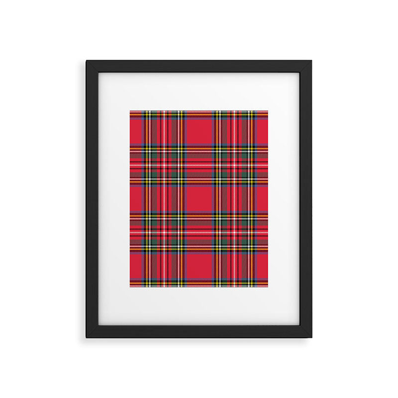 Red Tartan Framed Art Print Gallery Image 6
