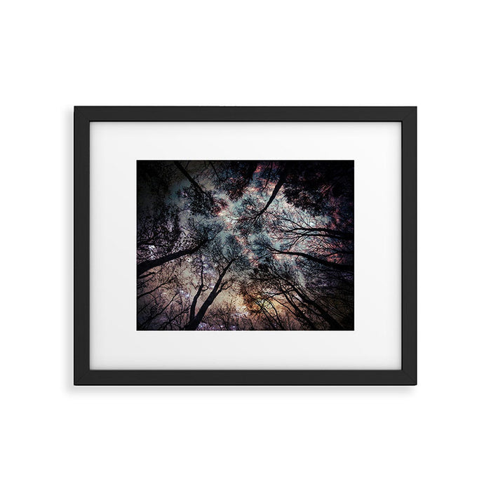 Starry Sky in the Forest Framed Art Print Gallery Image 1