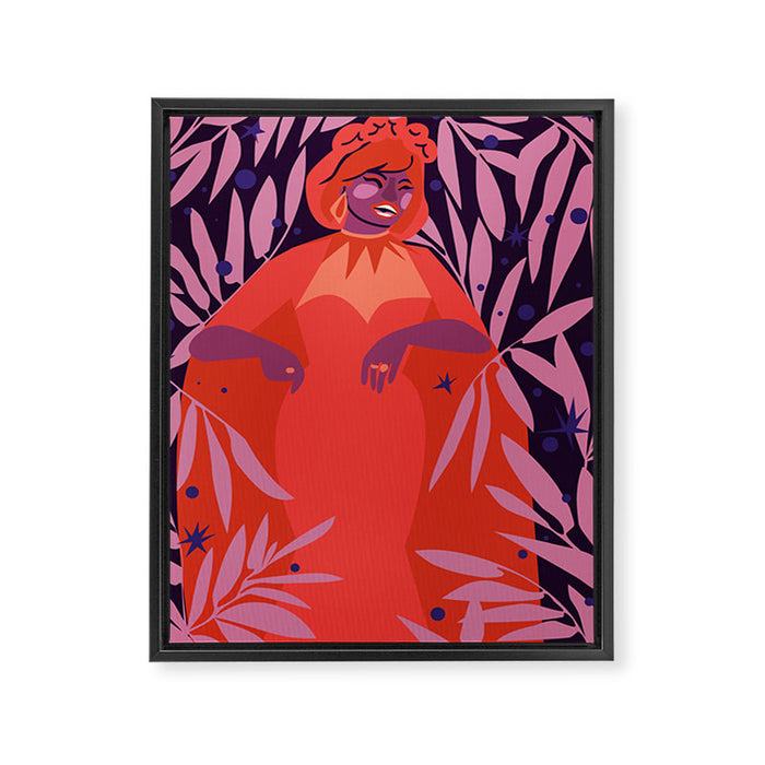 Celia Cruz Framed Canvas Print Gallery Image 1