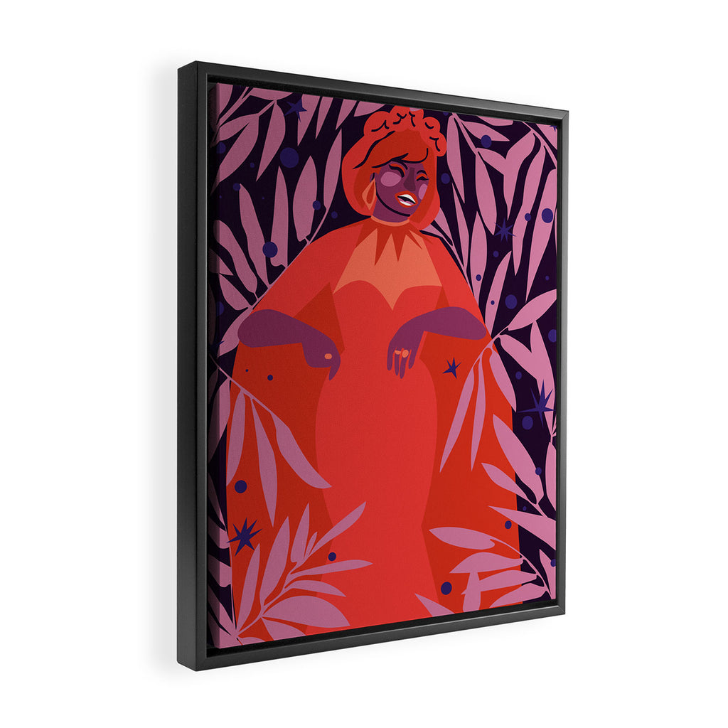 Celia Cruz Framed Canvas Print Gallery Image 2