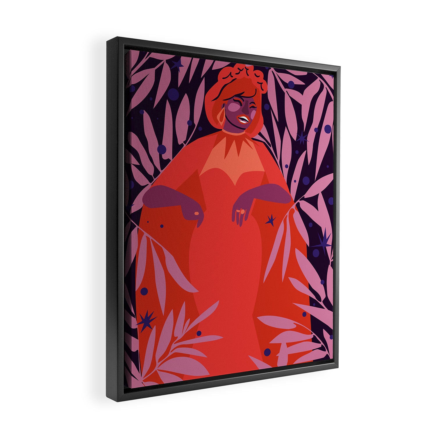Celia Cruz Framed Canvas Print Gallery Image 2