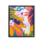 cockatoo tropic shift Framed Canvas Print Gallery Image 6