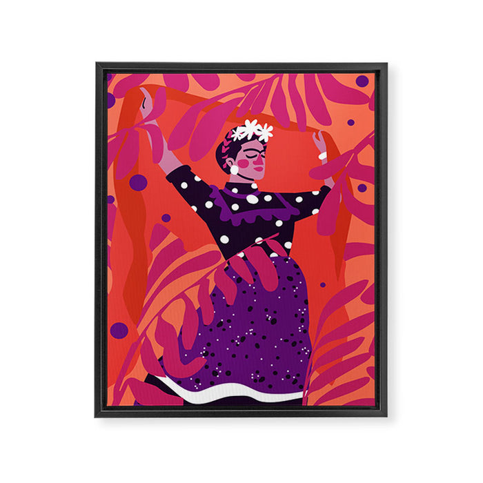Frida Kahlo Framed Canvas Print Gallery Image 1