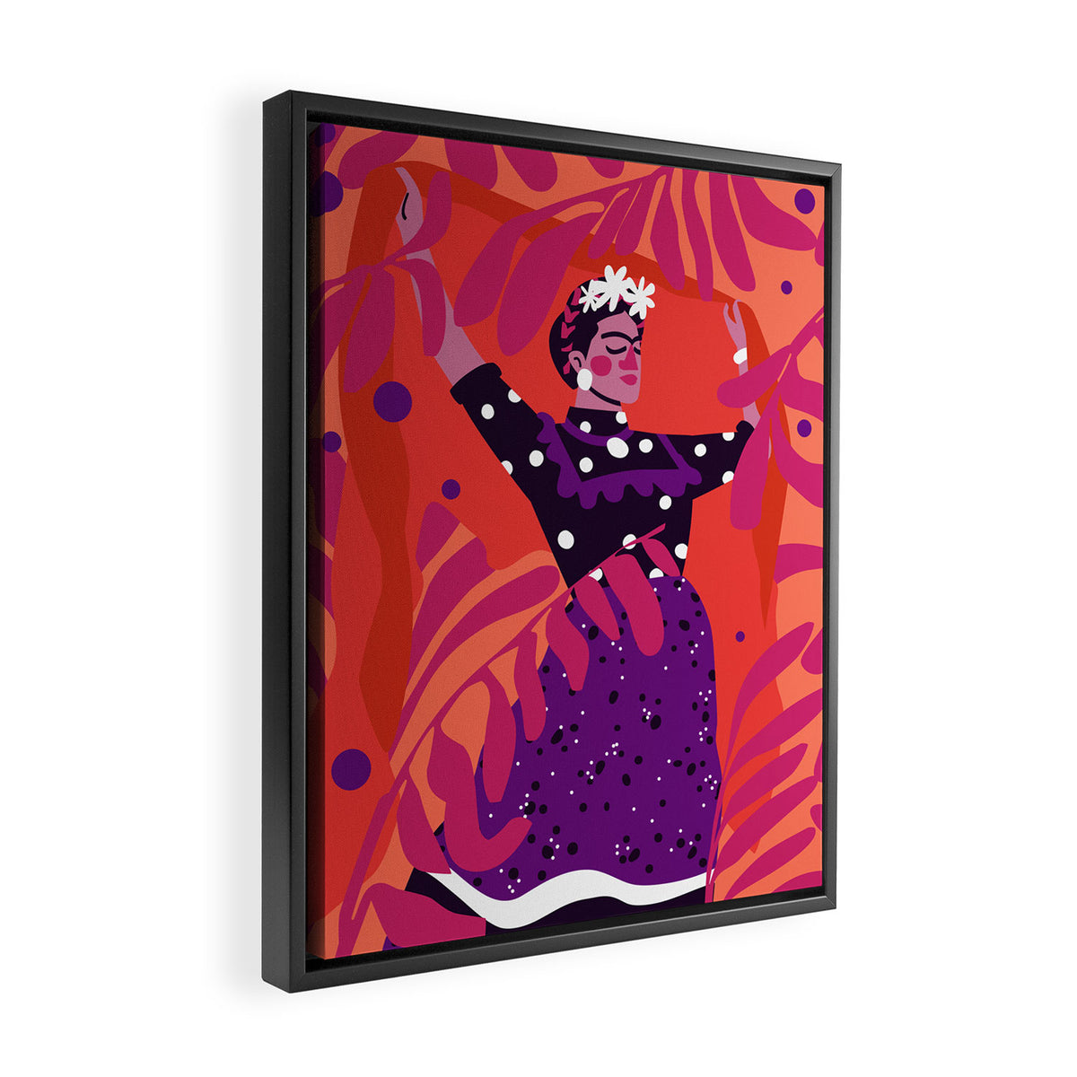 Frida Kahlo Framed Canvas Print Gallery Image 2