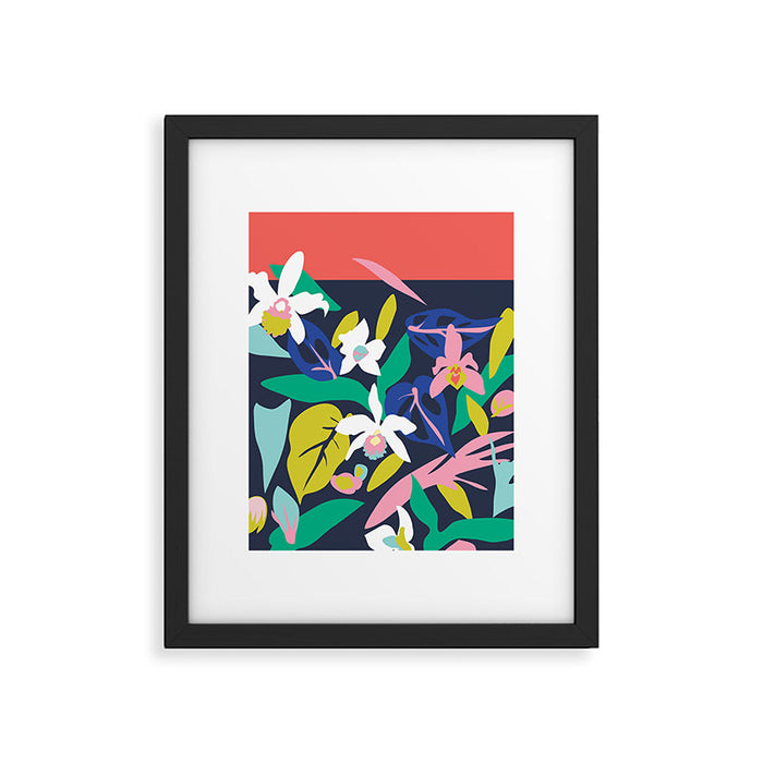 Orchid Jungle   Framed Art Print Gallery Image 1