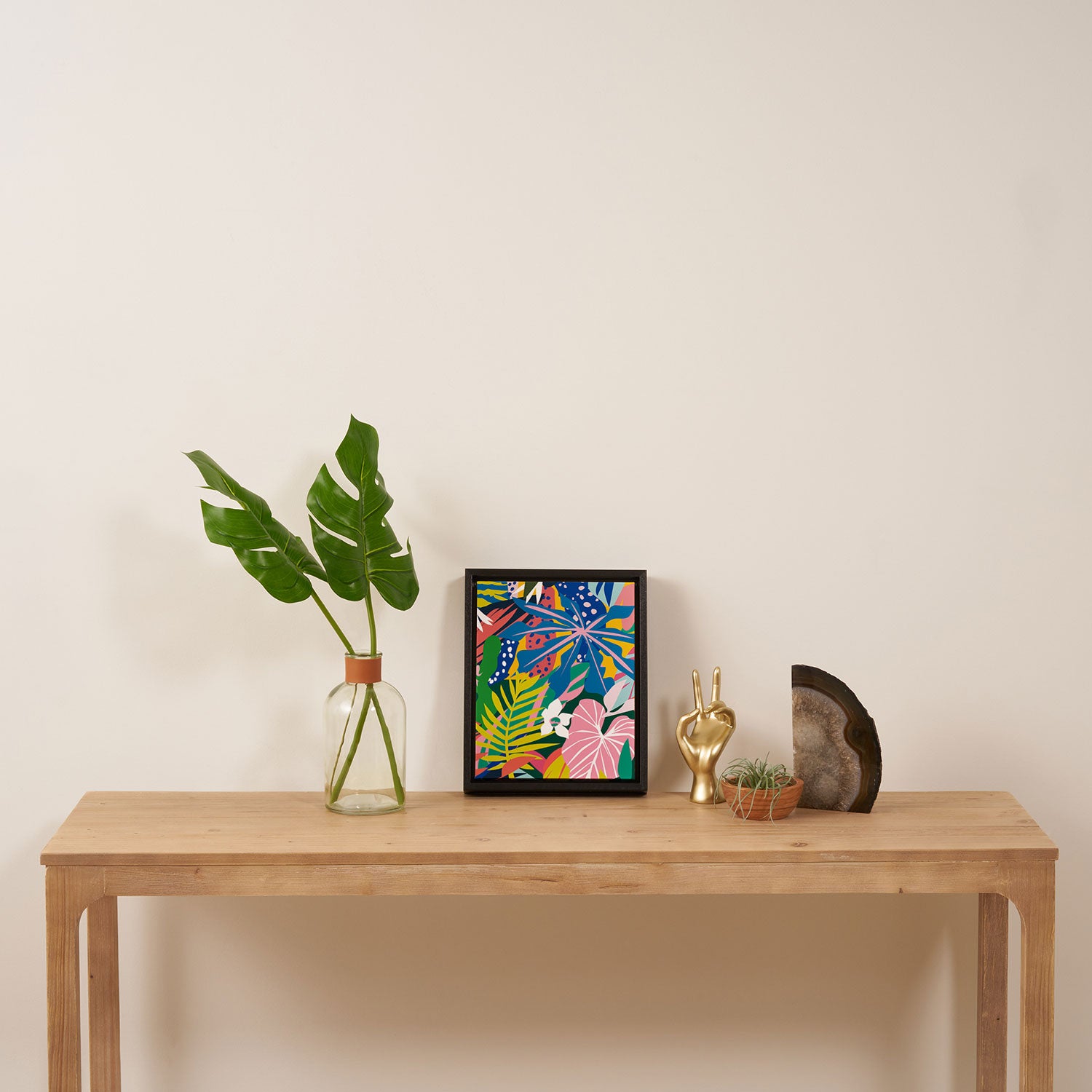 Verde Tropico Framed Canvas Print Gallery Image 4