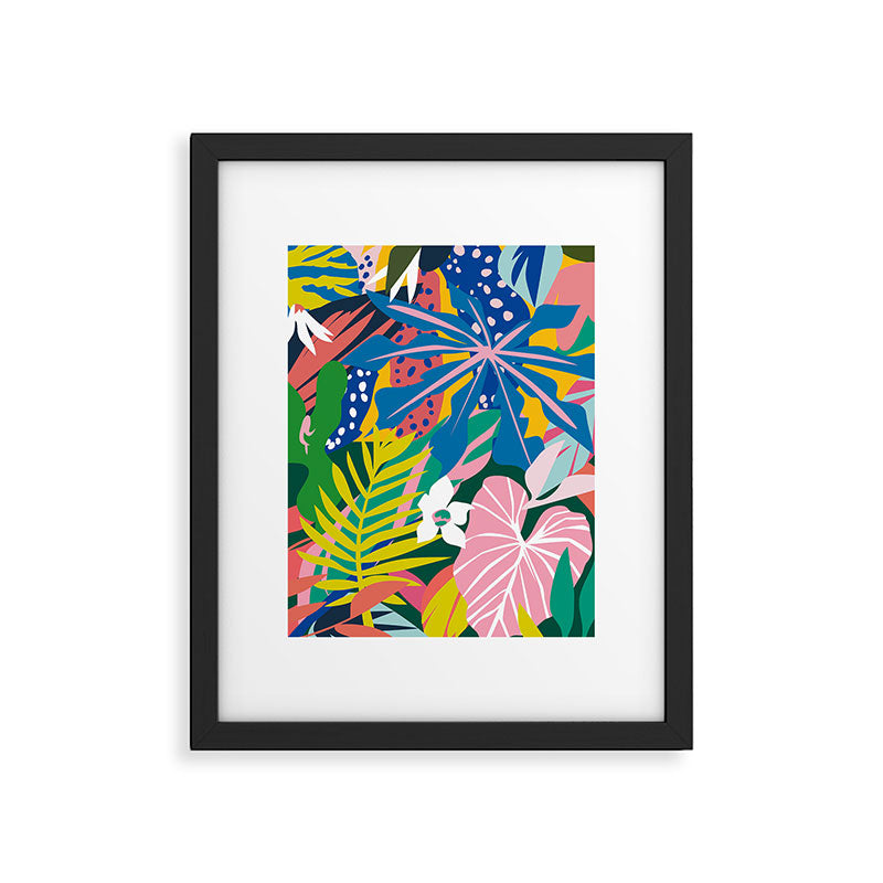 Verde Tropico Framed Art Print Gallery Image 1