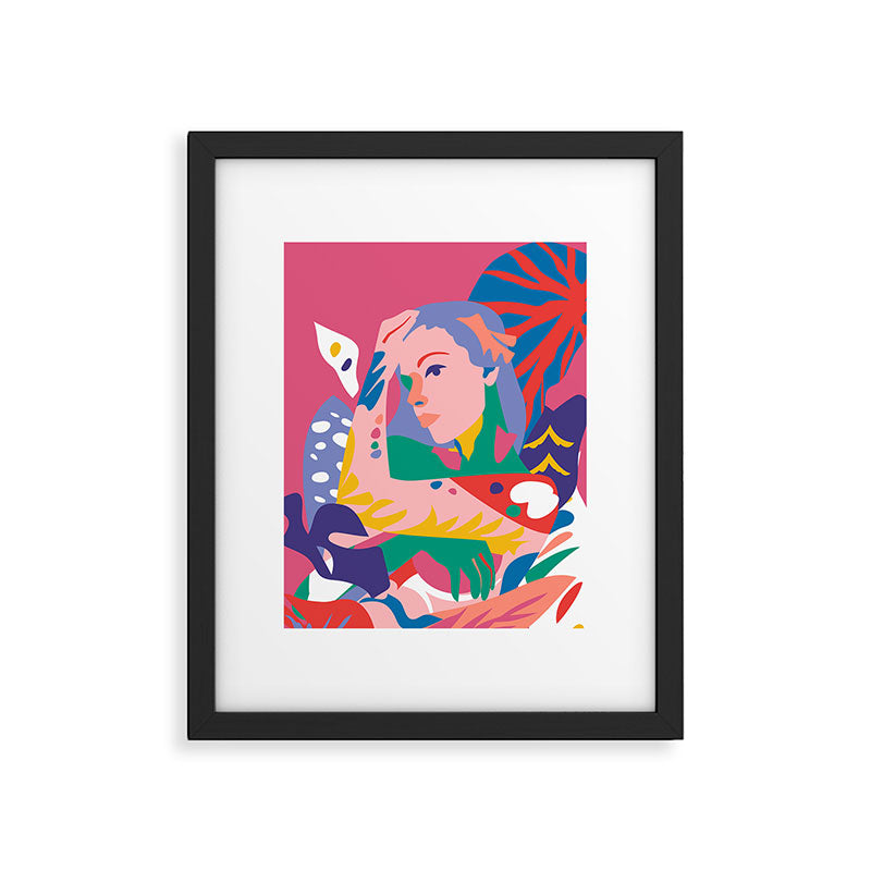 Wild Woman Framed Art Print Gallery Image 4