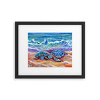 Honu Hugs and Love Framed Art Print Gallery Image 5