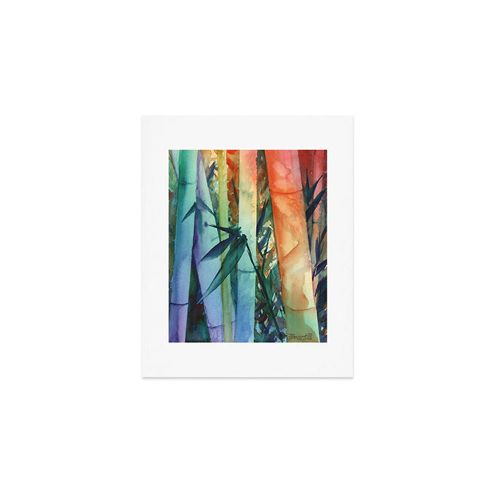 Kauai Rainbow Bamboo 2 Art Print Gallery Image 1