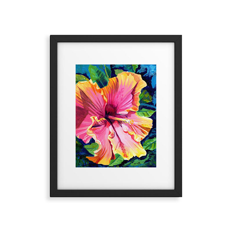 Tropical Bliss Hibiscus Framed Art Print Gallery Image 5