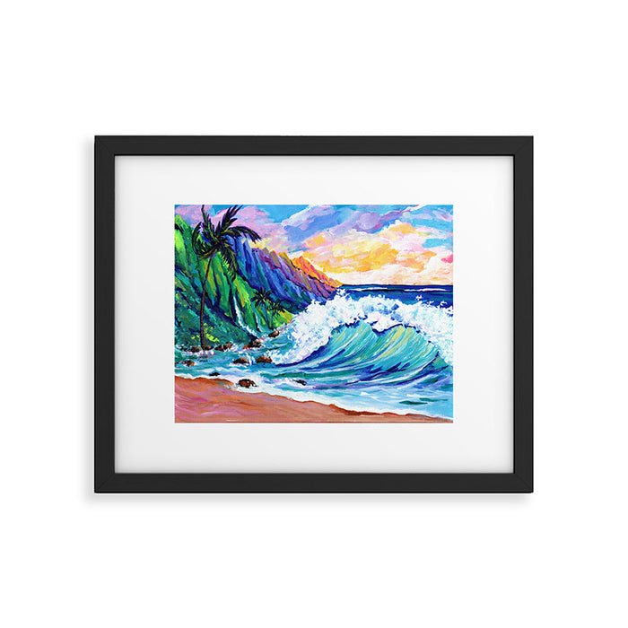 Tropical Na Pali Coast 2 Framed Art Print Gallery Image 1