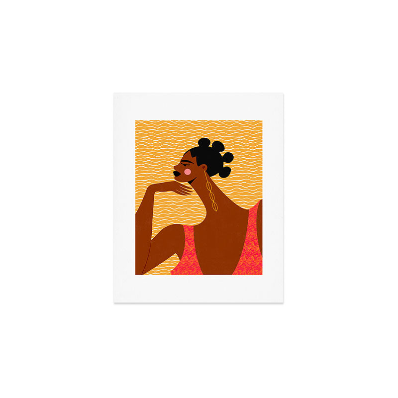 A Wavy Vibe Art Print Gallery Image 1