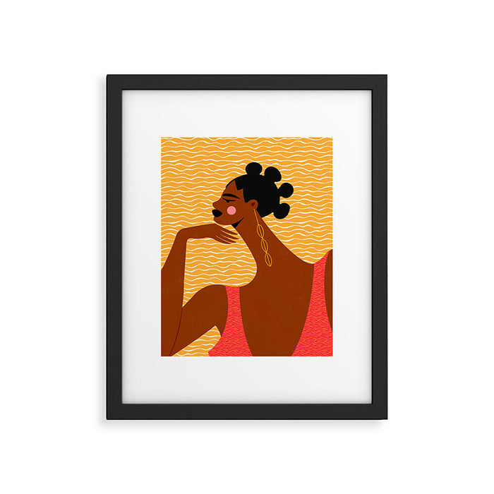A Wavy Vibe Framed Art Print Gallery Image 1