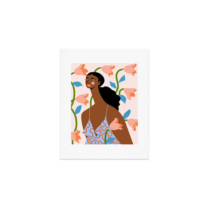 Abstract Dress Art Print Gallery Image 1