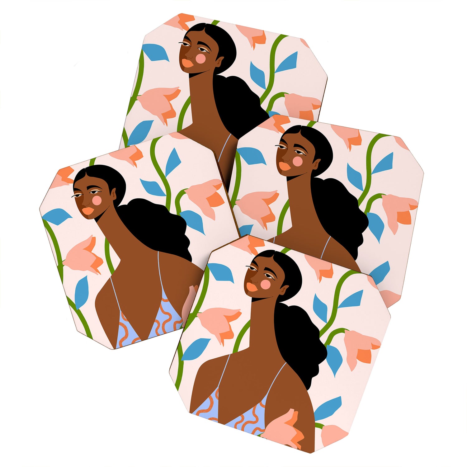 Abstract Dress Coaster Gallery Image 1