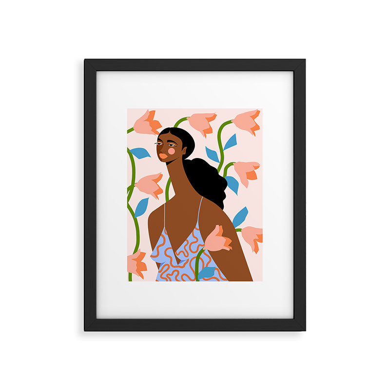 Abstract Dress Framed Art Print Gallery Image 4