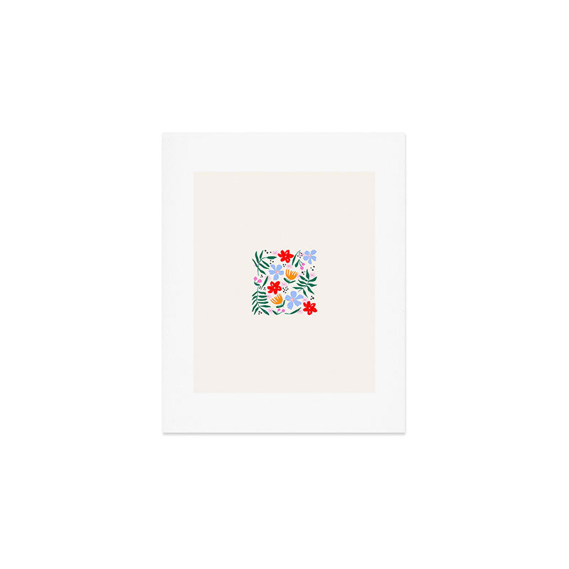 Abstract Florals Art Print Gallery Image 1