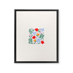 Abstract Florals Framed Canvas Print Gallery Image 8