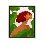 Banana Leaves Framed Canvas Print Gallery Image 8