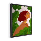 Banana Leaves Framed Canvas Print Gallery Image 2