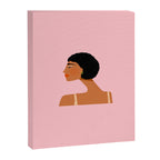 Black Woman Side Profile Canvas Print Gallery Image 8