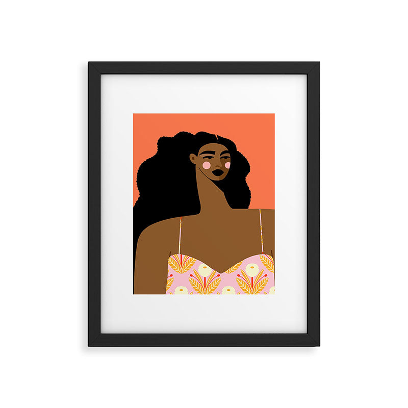 Blooming Confidence Framed Art Print Gallery Image 5