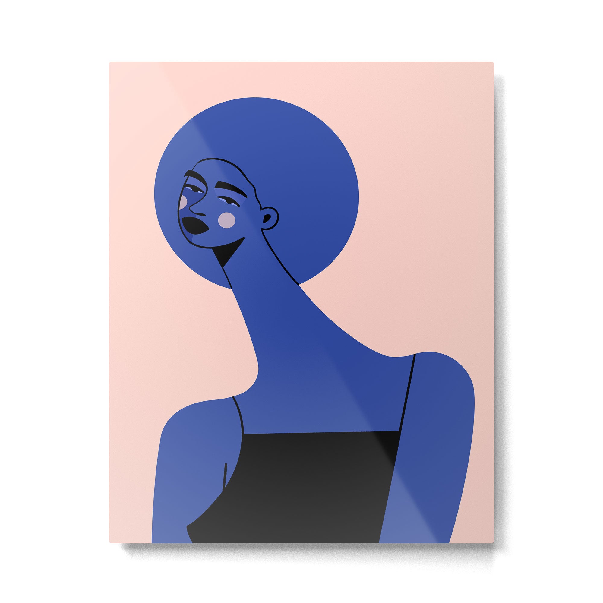 Blue Vibe Metal Print Gallery Image 6