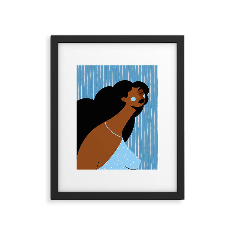 Bluesy Framed Art Print Gallery Image 5