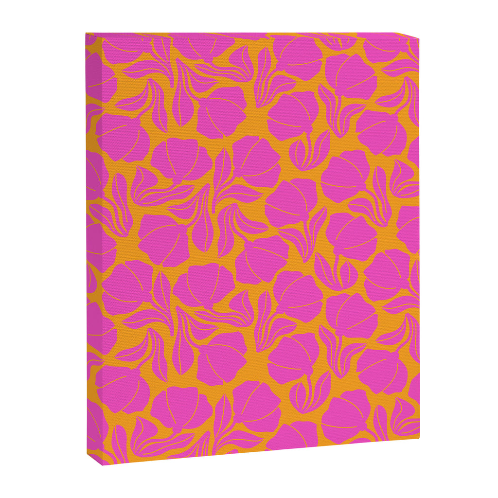 Boho Blooms - Hot Pink Canvas Print Gallery Image 8