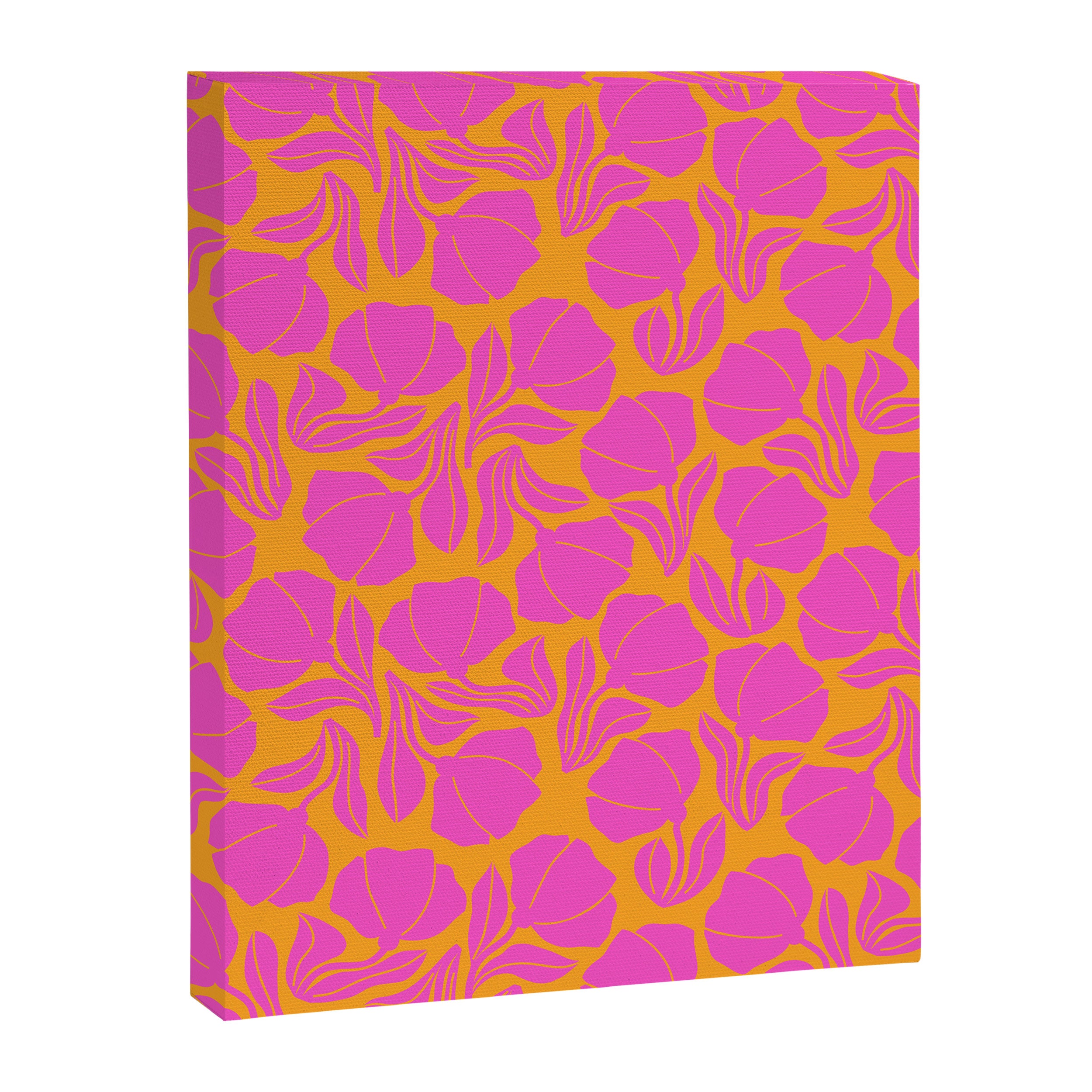 Boho Blooms - Hot Pink Canvas Print Gallery Image 8