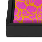 Boho Blooms - Hot Pink Framed Canvas Print Gallery Image 3