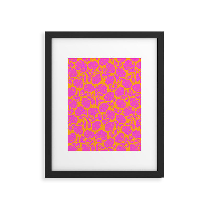Boho Blooms - Hot Pink Framed Art Print Gallery Image 6