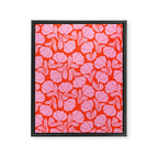 Boho Blooms - Pink Framed Canvas Print Gallery Image 8