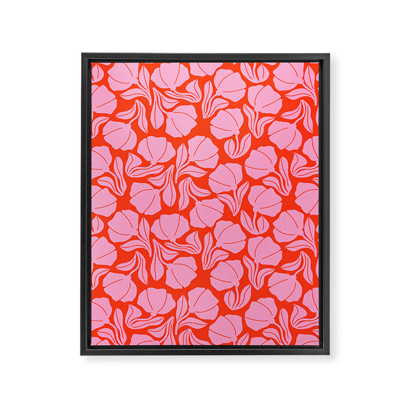 Boho Blooms - Pink Framed Canvas Print Gallery Image 8