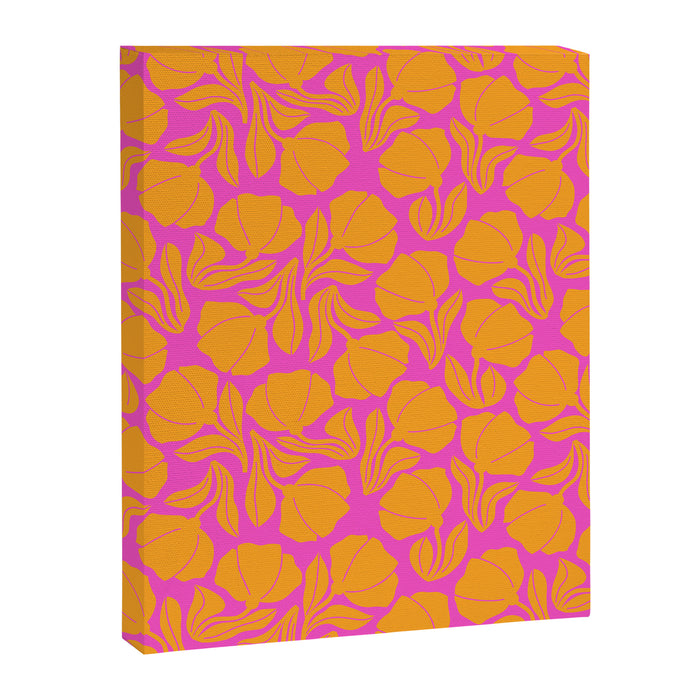 Boho Blooms - Yellow Canvas Print Gallery Image 1