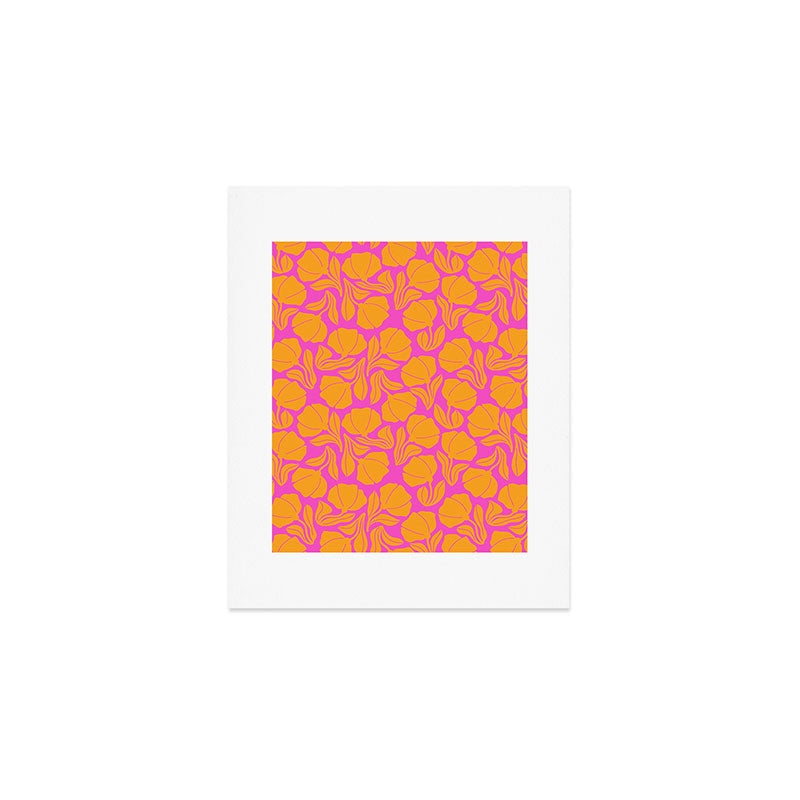 Boho Blooms - Yellow Art Print Gallery Image 1