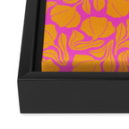 Boho Blooms - Yellow Framed Canvas Print Gallery Image 3