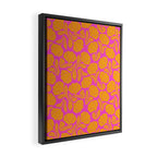 Boho Blooms - Yellow Framed Canvas Print Gallery Image 2