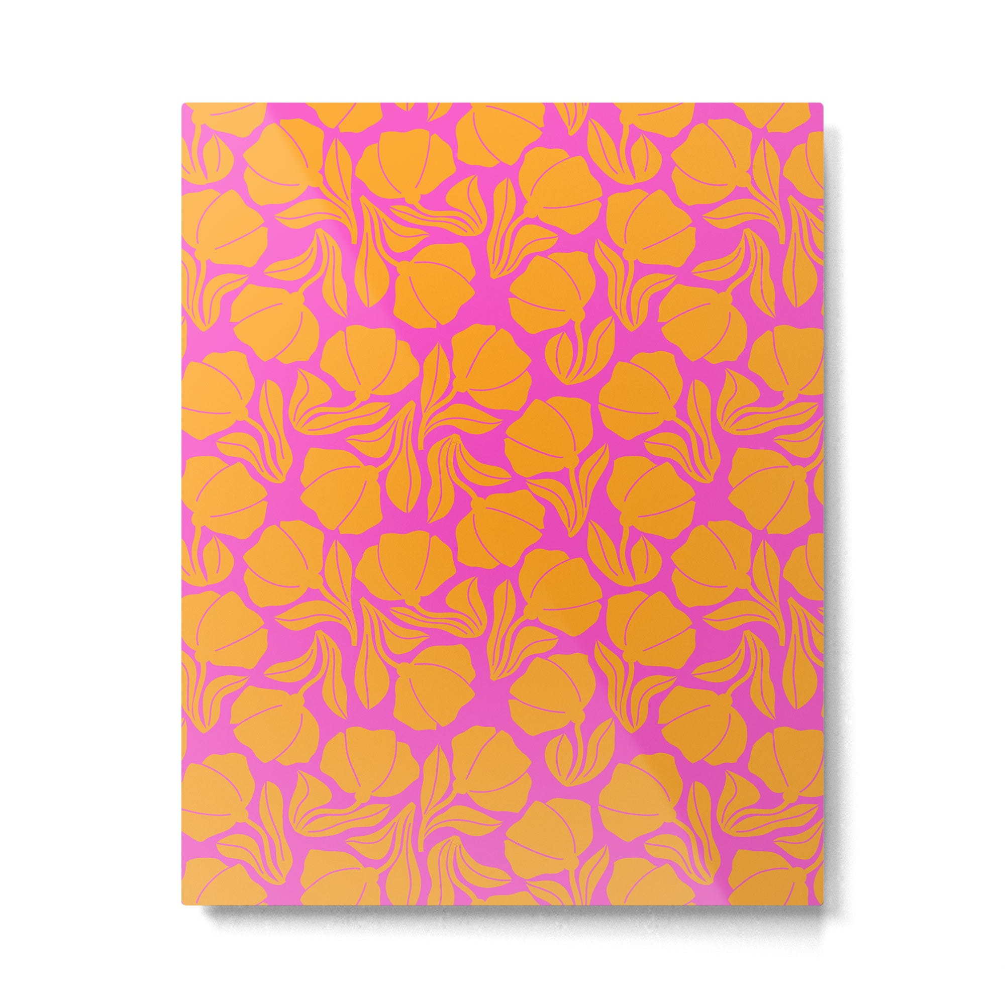 Boho Blooms - Yellow Metal Print Gallery Image 6