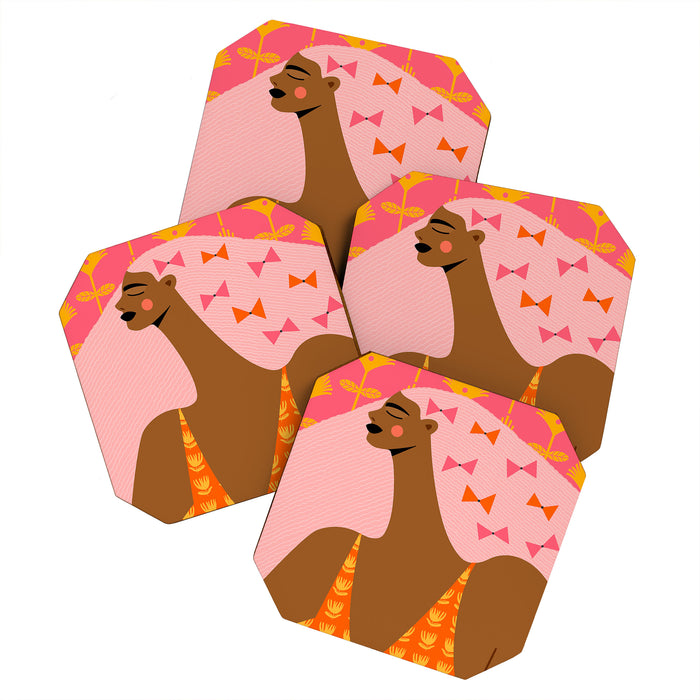 Bow Stacking Queen Coaster Gallery Image 1