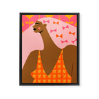 Bow Stacking Queen Framed Canvas Print Gallery Image 8